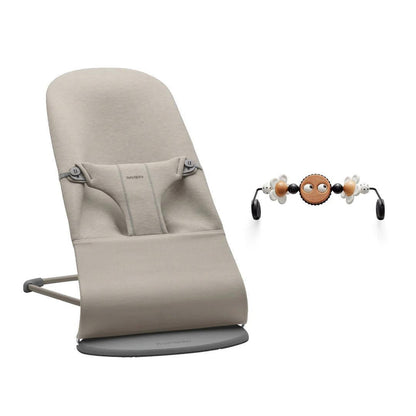 BabyBjorn Bouncer Bliss - 3D Jersey  - Sand Grey