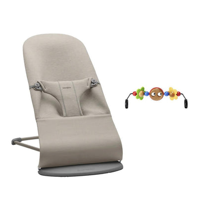 BabyBjorn Bouncer Bliss - 3D Jersey  - Sand Grey