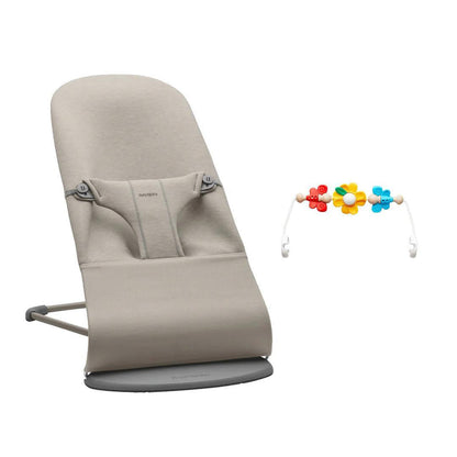 BabyBjorn Bouncer Bliss - 3D Jersey  - Sand Grey