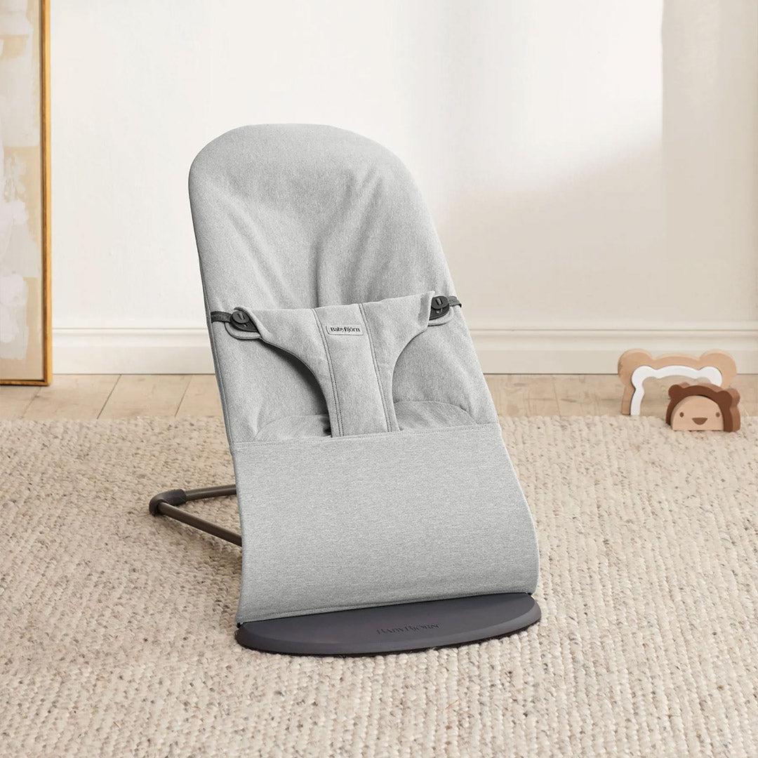 BabyBjörn Bouncer Bliss Woven Mélange - Light Grey
