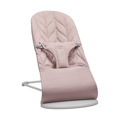 BabyBjörn Bliss Woven Petal Quilt Baby Bouncer - Dusty Pink