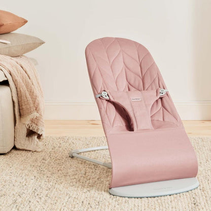 BabyBjörn Bliss Woven Petal Quilt Baby Bouncer - Dusty Pink
