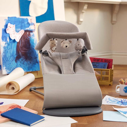 BabyBjorn Bouncer Bliss - 3D Jersey  - Sand Grey