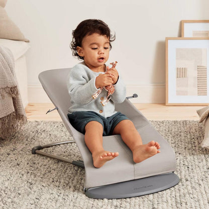 BabyBjorn Bouncer Bliss - 3D Jersey  - Sand Grey