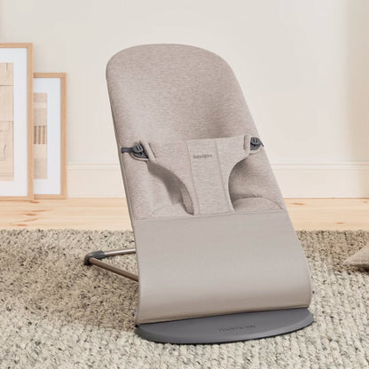BabyBjorn Bouncer Bliss - 3D Jersey  - Sand Grey
