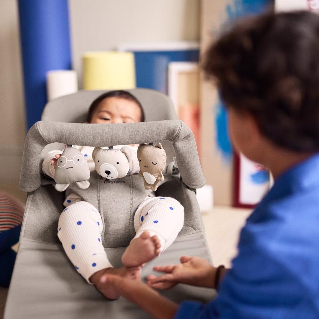 BabyBjorn Bouncer Bliss - 3D Jersey  - Sand Grey