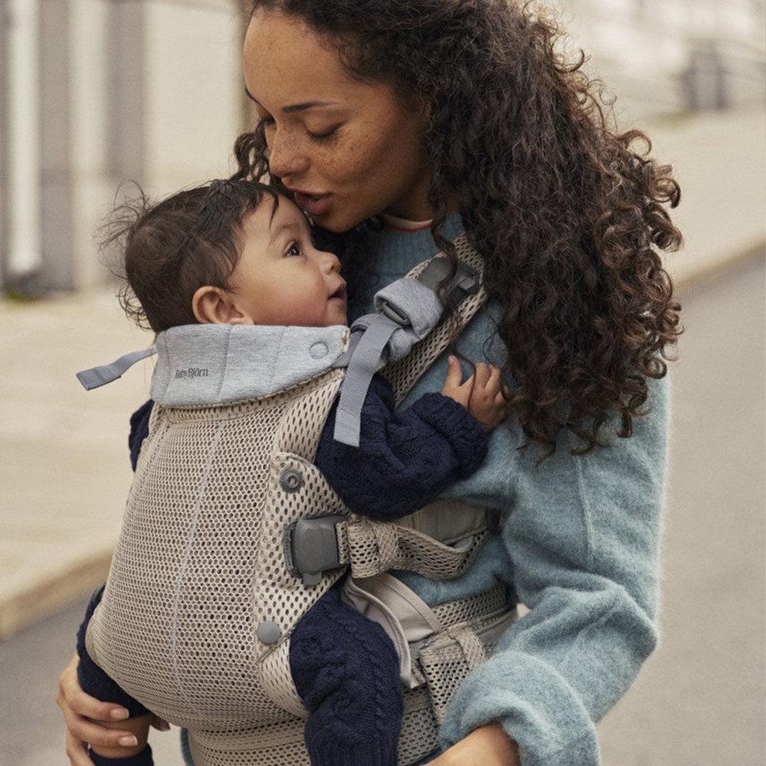 BabyBjorn Harmony 3D Mesh - Grey Beige