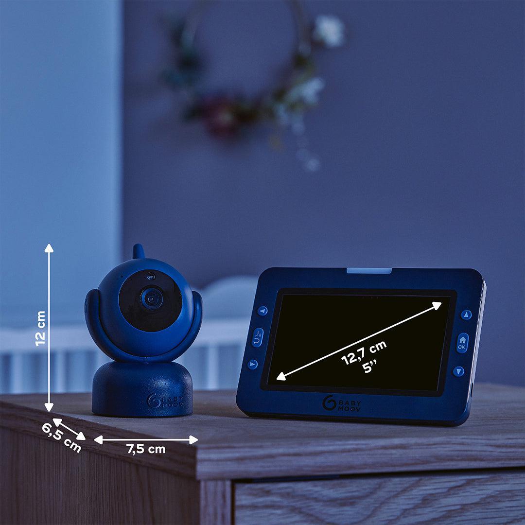 Babymoov YOO MASTER PLUS HD Motorised video babymonitor, screen 5" - Blue