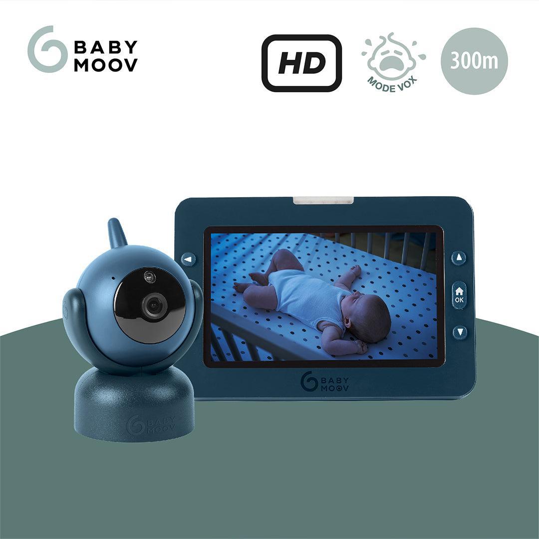 Babymoov YOO MASTER PLUS HD Motorised video babymonitor, screen 5" - Blue