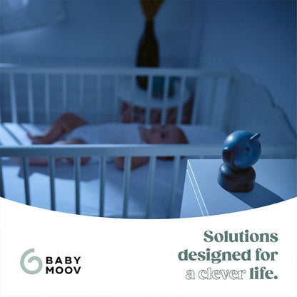 Babymoov YOO MASTER PLUS HD Motorised video babymonitor, screen 5" - Blue