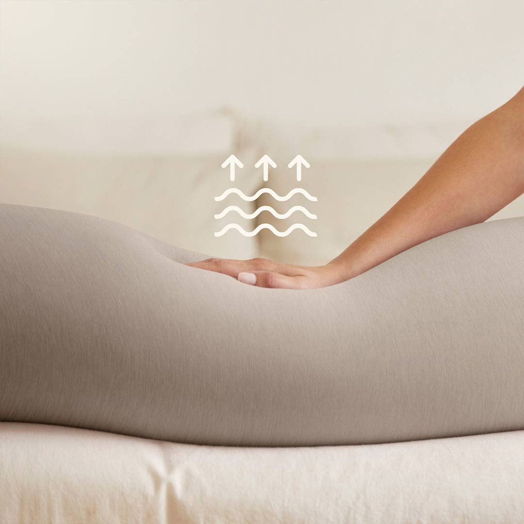 bbhugme Pregnancy Pillow - Seashell Beige/Sand