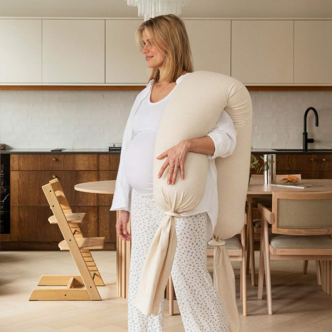 bbhugme Pregnancy Pillow - Soft White