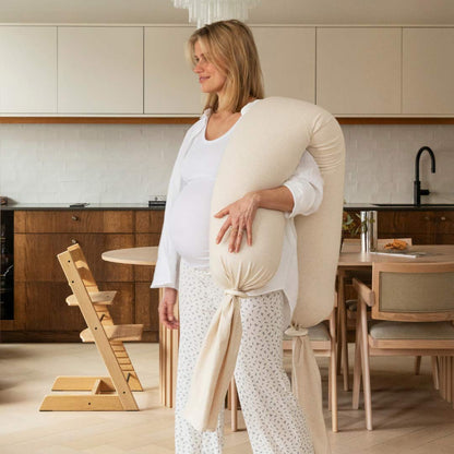 bbhugme Pregnancy Pillow - Soft White