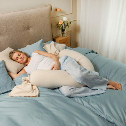 bbhugme Pregnancy Pillow - Soft White