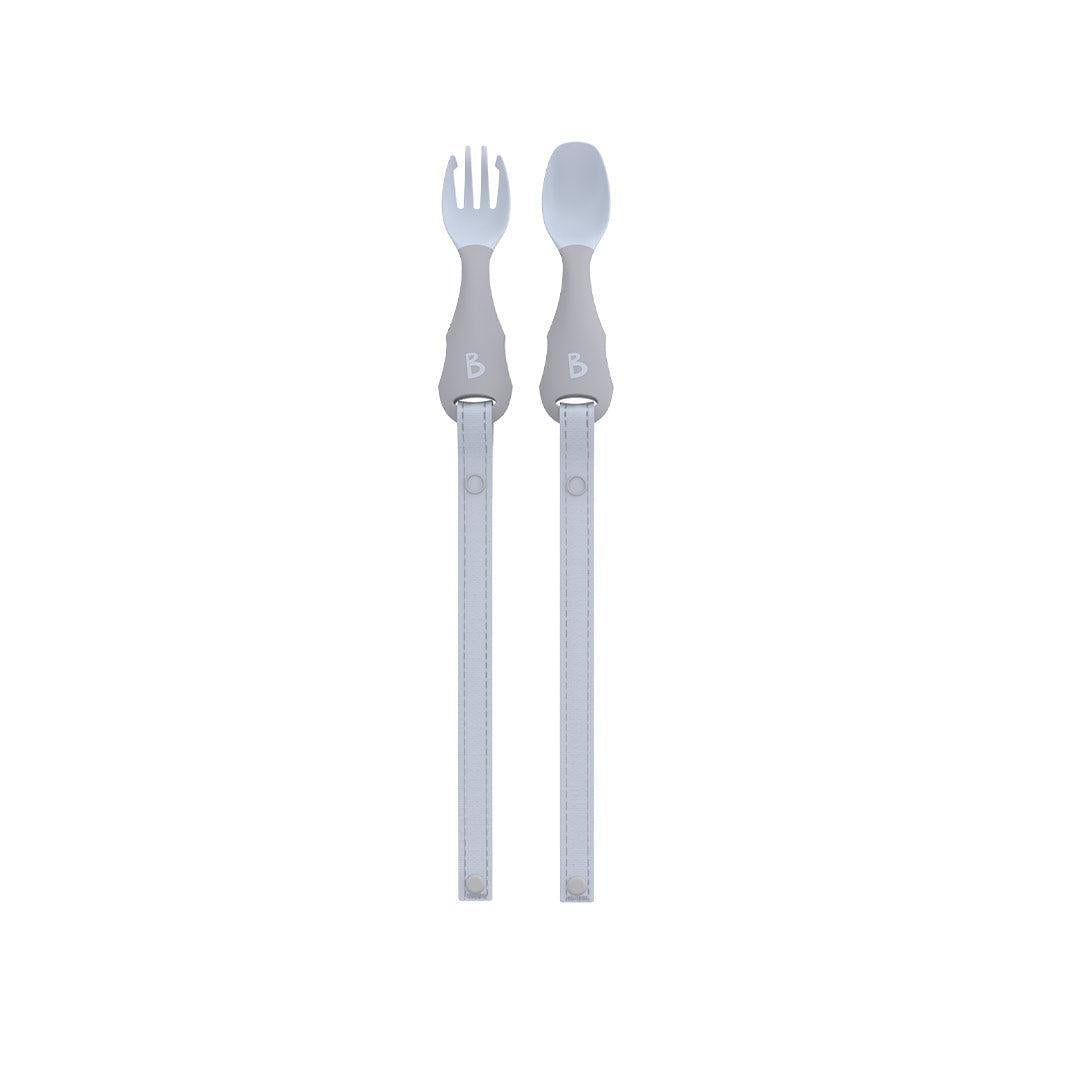 Bibado Handi No Drop Baby Cutlery - Mist
