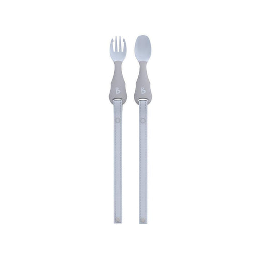 Bibado Handi No Drop Baby Cutlery - Mist