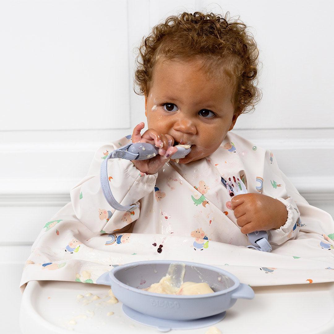 Bibado Handi No Drop Baby Cutlery - Mist