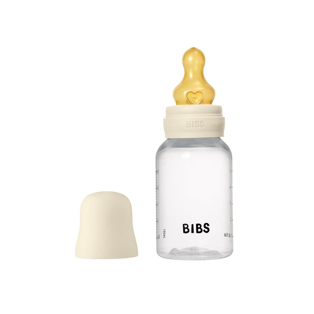 BIBS Medium Flow Baby Bottle Latex 1 Pack - Ivory