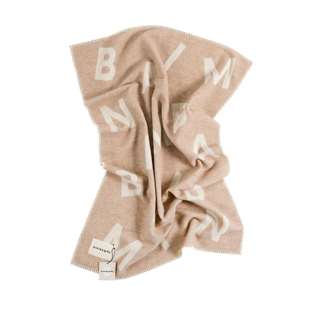 BINIBAMBA Merino Blanket - Alphabet