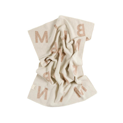 BINIBAMBA Merino Blanket - Alphabet