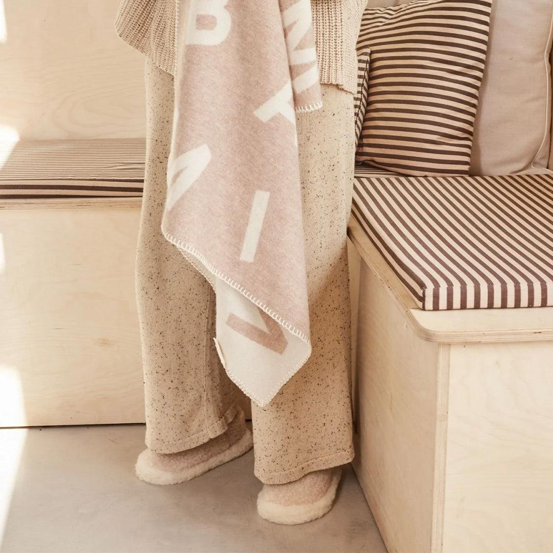 BINIBAMBA Merino Blanket - Alphabet