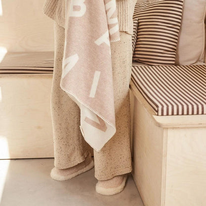 BINIBAMBA Merino Blanket - Alphabet