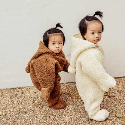BINIBAMBA Merino Snugglesuit - Milk
