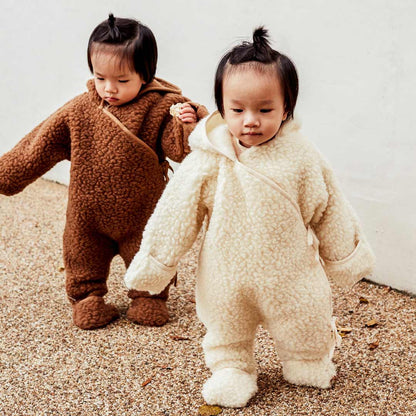BINIBAMBA Merino Snugglesuit - Milk