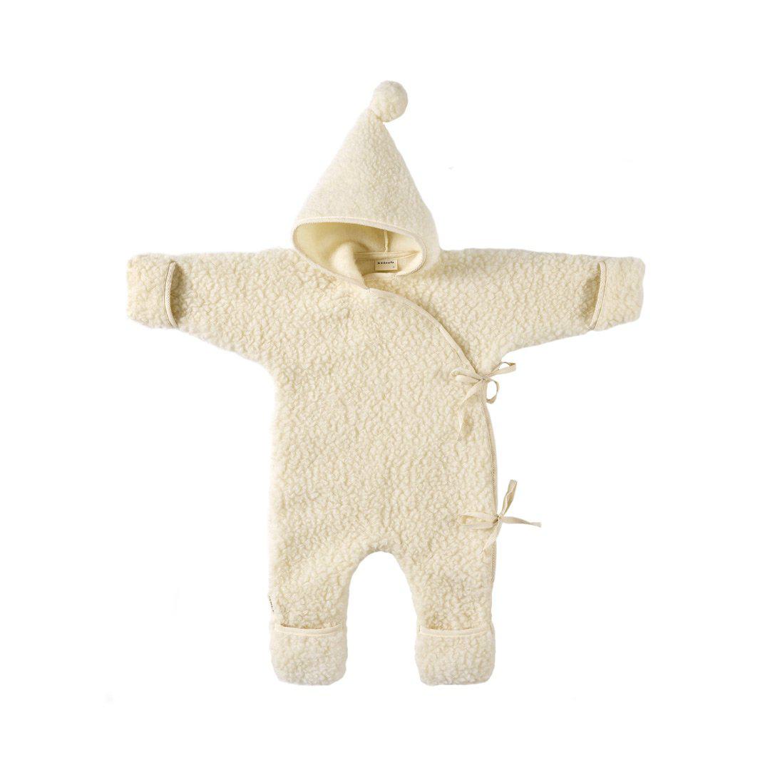 BINIBAMBA Merino Snugglesuit - Milk