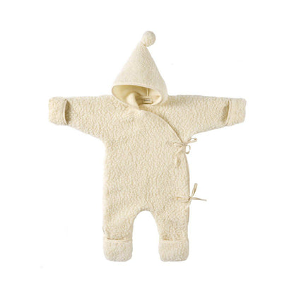 BINIBAMBA Merino Snugglesuit - Milk