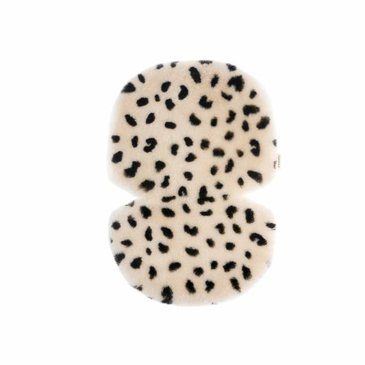 BINIBAMBA Sheepskin Snuggler - Leopard Peanut