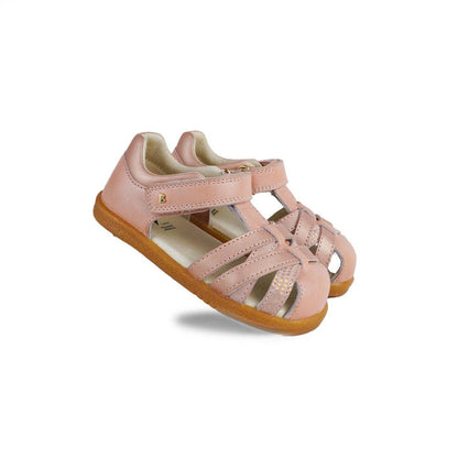 Bobux I-Walk Cross Jump Sandals - Dusk Pearl + Rose Gold