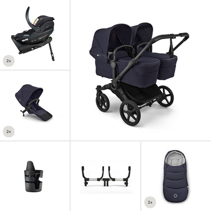 Bugaboo Donkey 6 Twin Ultimate Go Beyond 2 Newborn Bundle