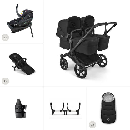 Bugaboo Donkey 6 Twin Ultimate Go Beyond 2 Newborn Bundle
