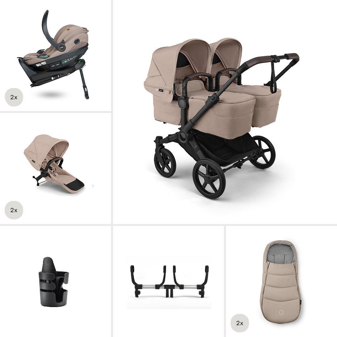 Bugaboo Donkey 6 Twin Ultimate Go Beyond 2 Newborn Bundle