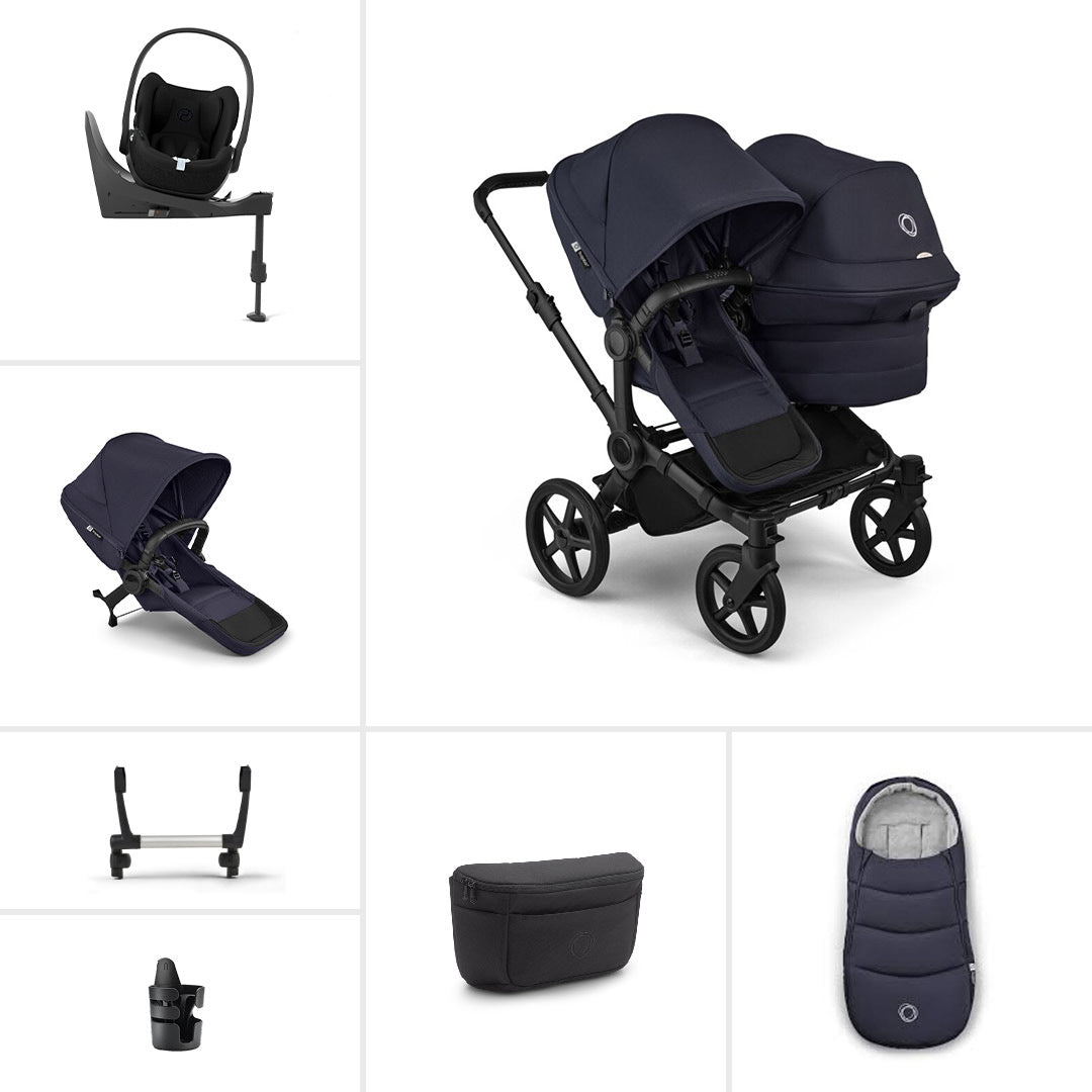 Bugaboo Donkey 6 Double Ultimate Cloud T Newborn Bundle