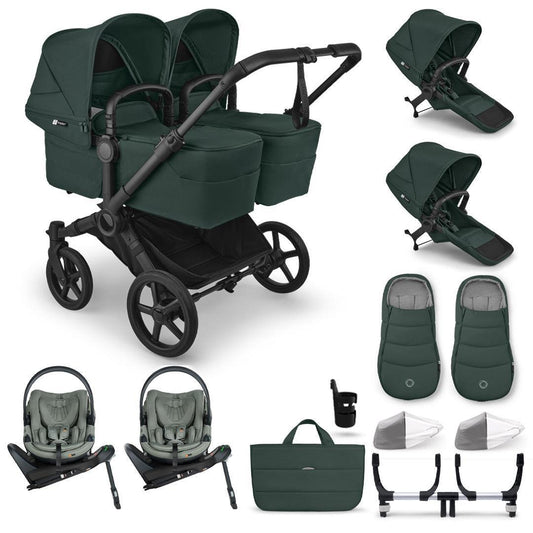 Bugaboo Donkey 6 Twin Ultimate Go Beyond 2 Newborn Bundle