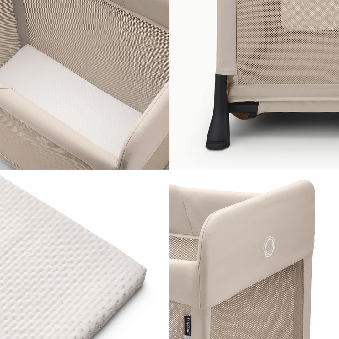 Bugaboo Stardust Travel Cot - Desert Taupe