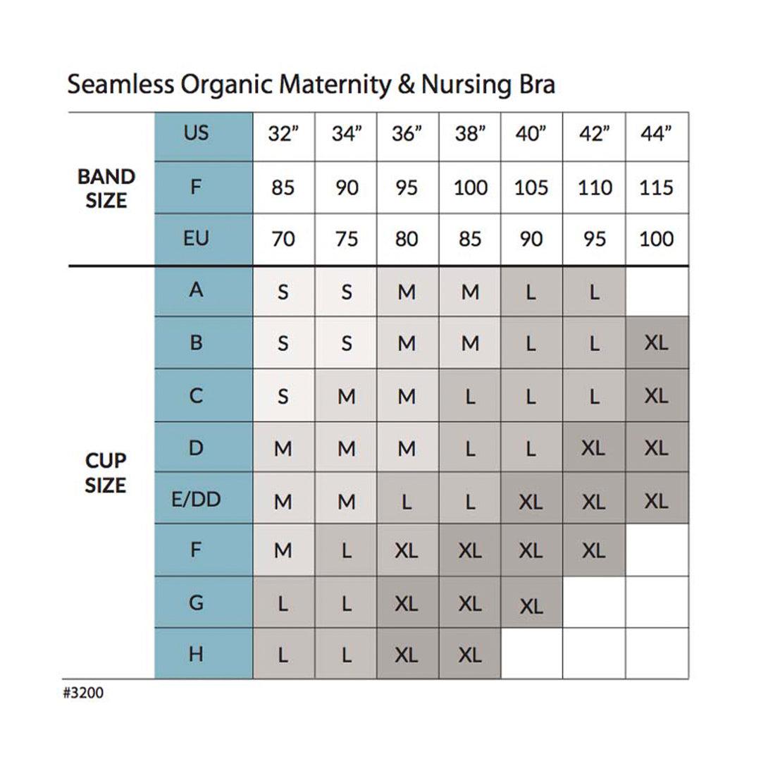 Carriwell Seamless Organic Maternity + Nursing Bra - Black