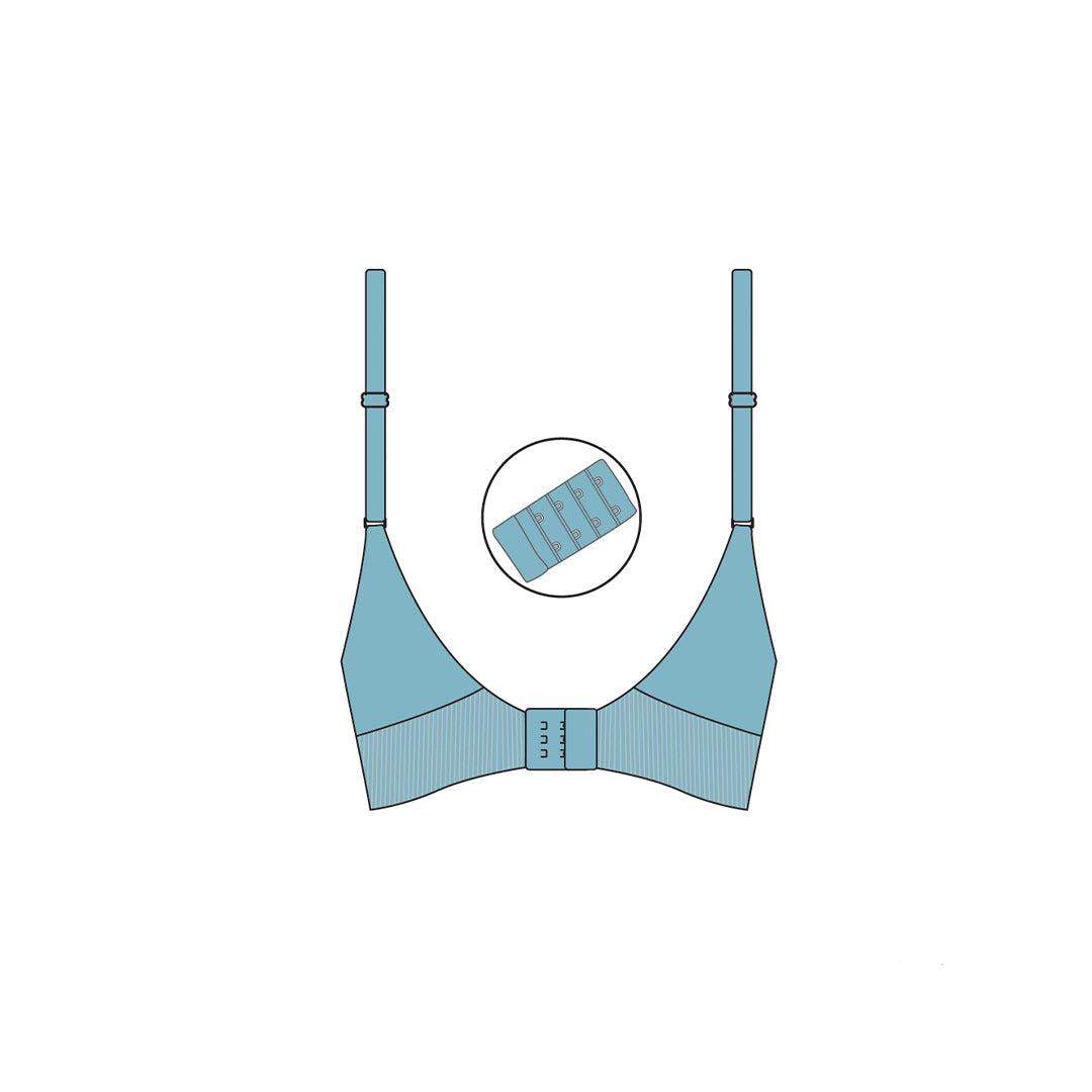 Carriwell Seamless Organic Maternity + Nursing Bra - Black