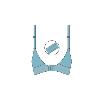 Carriwell Seamless Organic Maternity + Nursing Bra - Black