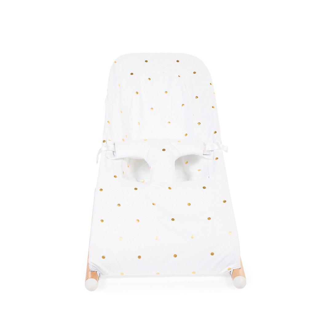 Childhome Evolux Bouncer Cover - Gold Dots