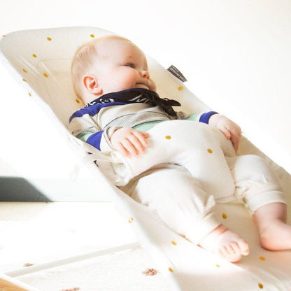 Childhome Evolux Bouncer Cover - Gold Dots