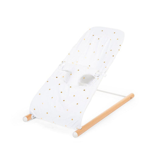 Childhome Evolux Bouncer Cover - Gold Dots