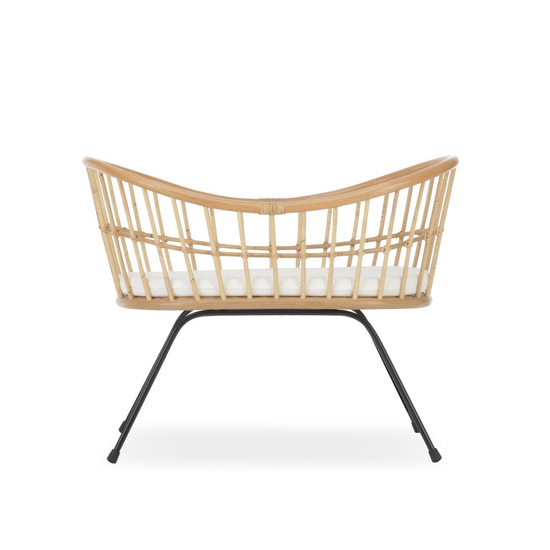 CuddleCo Aria Wave Crib - Rattan