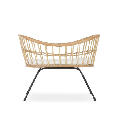CuddleCo Aria Wave Crib - Rattan