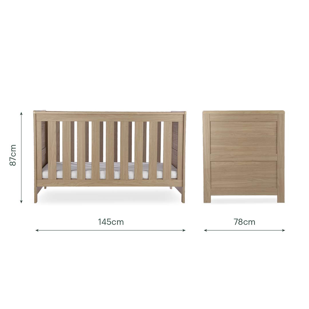 CuddleCo Burford 3pc Set - Oak