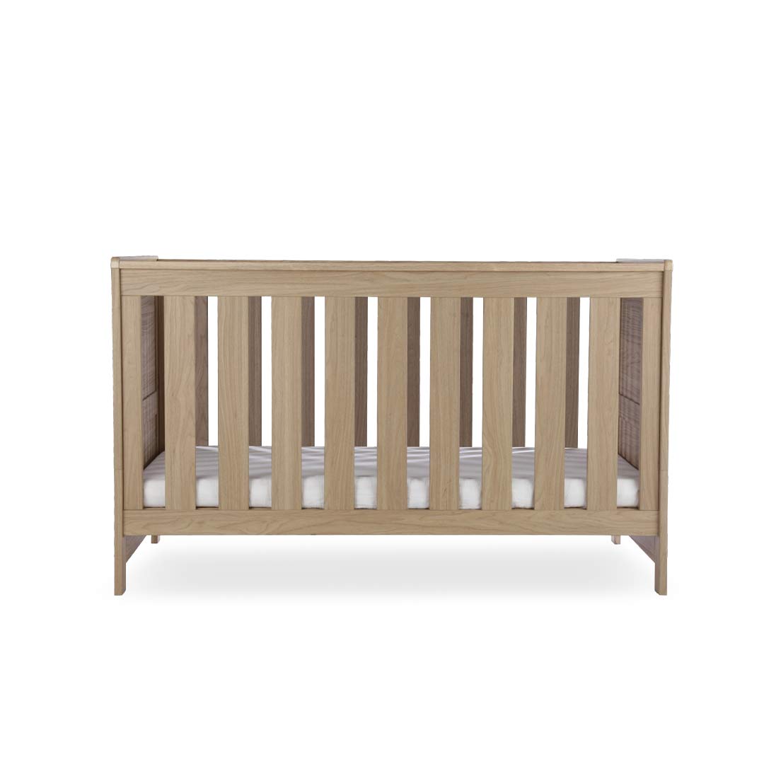 CuddleCo Burford Cot Bed - Oak