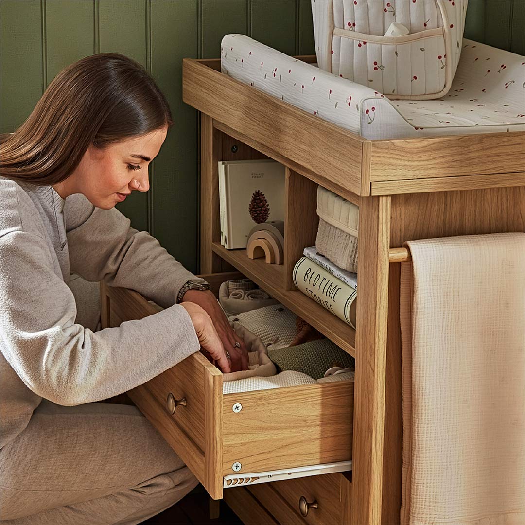 CuddleCo Burford Dresser Changer - Oak
