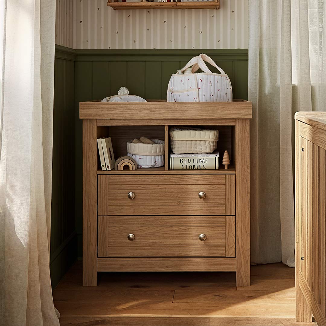 CuddleCo Burford Dresser Changer - Oak